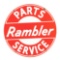 Rambler Parts & Service Porcelain Sign.