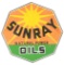 DX Sunray Natural Power Oils Porcelain Sign.
