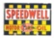 Speedwell Motor Oil Porcelain Flange Sign.
