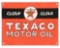 Texaco Clean & Clear Motor Oil Porcelain Sign.