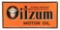 Oilzum Motor Oil Tin Sign W/ Original Wood Frame.