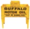 Extremely Rare Buffalo Motor Oil Tin Service Station Bottle Rack.