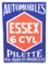 Essex Six Cylinder Automobiles Porcelain Sign.