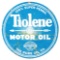 Tiolene Motor Oil Porcelain Sign W/ Arrow Graphic.