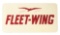 Fleet Wing Gasoline Service Station Sign with Bird Graphic.