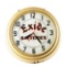 Exide Batteries Glass Face Gillco Light Up Clock.