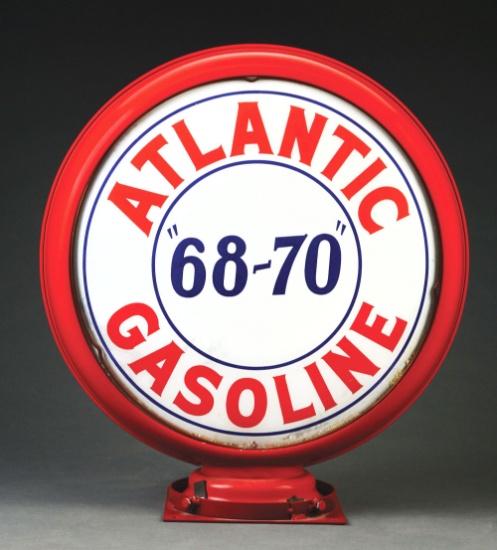 Atlantic 68-70 Gasoline Complete 16.5" Globe On Metal Body.