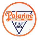 Polarine Sturdy & Rich Motor Oil Porcelain Sign.