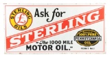 Ask For Sterling Motor Oils Porcelain Sign.