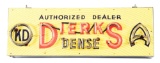 Dierks Dense Authorized Dealer Porcelain Neon Sign.