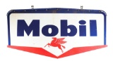 Large Mobil Gasoline Porcelain Service Station Sign W/ Pegasus Graphic.