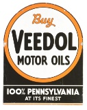 Buy Veedol Motor Oils Porcelain Tombstone Sign.