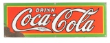 Drink Coca Cola Porcelain Sign.