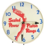 Sealed Power Piston Rings Service Station Clock.
