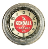 Kendall Motor Oil Neon Spinner Clock.