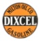 Milton Oil Company Dixcel Gasoline Porcelain Sign.