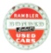 Rambler Bonded Select Used Cars Porcelain Sign.
