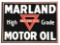Outstanding Marland High Grade Motor Oil Tin Flange Sign.