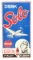Drink Solo Embossed Tin Sign W/ Airplane & Pilot Graphics.
