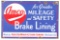 Amco Brake Lining Porcelain Service Station Sign.