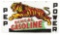 Outstanding Bengal Pep & Power Gasoline Porcelain Sign W/ Tiger Graphic.