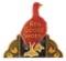 Outstanding Red Goose Shoes Die Cut Porcelain Neon Sign.