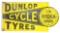 Rare Dunlop Cycle Tyres In Stock Here Porcelain Flange Sign.