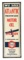 Atlantic Aviation Motor Oil Tin Sign W/ Original Wood Frame.