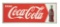 Drink Coca Cola Tin Sign W/ Embossed Outer Edge & Bottle Graphic. .