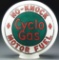 Red Indian Cyclo Gas No Knock Motor Fuel One Piece Baked Globe.