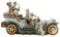 Lladro Automobile Figurine with People and Dog.