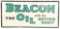 Beacon Motor Oil The Oil With Better Body Porcelain Sign.