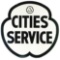 Cities Service Gasoline & Motor Oils Die Cut Porcelain Sign.