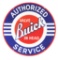 Buick Authorized Service Porcelain Sign.