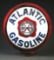 Atlantic Gasoline Etched Milk Glass 16.5