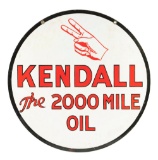 Kendall Motor Oil Porcelain Sign.