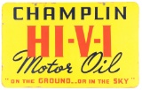 Champlin Motor Oil Porcelain Service Station Sign.