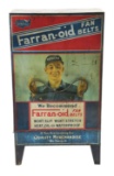 Rare Farranoid Fan Belts Display Cabinet W/ Service Station Attendant Graphic.