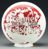 Premier Gasoline One Piece Etched Globe.