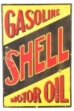 Shell Gasoline & Motor Oil Porcelain Sign.
