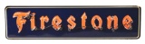 Outstanding Firestone Tires Complete Porcelain Neon Sign On Original Can.
