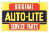 Original Auto Lite Service Parts Double Sided Tin Convex Sign.