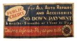 Lot Of Two: Cloth Automotive Banners.