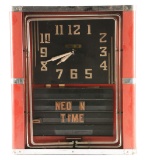 Say It In Neon Inc. Neon Menu Board W/ Clock.