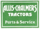 Allis Chalmers Tractors Parts & Service Sign.