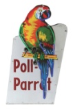 Poll Parrot Shoes Die Cut Porcelain Neon Sign.
