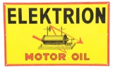 Elektrion Motor Oil Porcelain Sign.