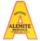 Official Alemite Service Porcelain Service Station Sign.