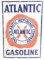 Atlantic Gasoline Porcelain Sign W/ Crossed Arrow Graphic.