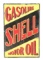 Shell Gasoline & Motor Oils Porcelain Sign.